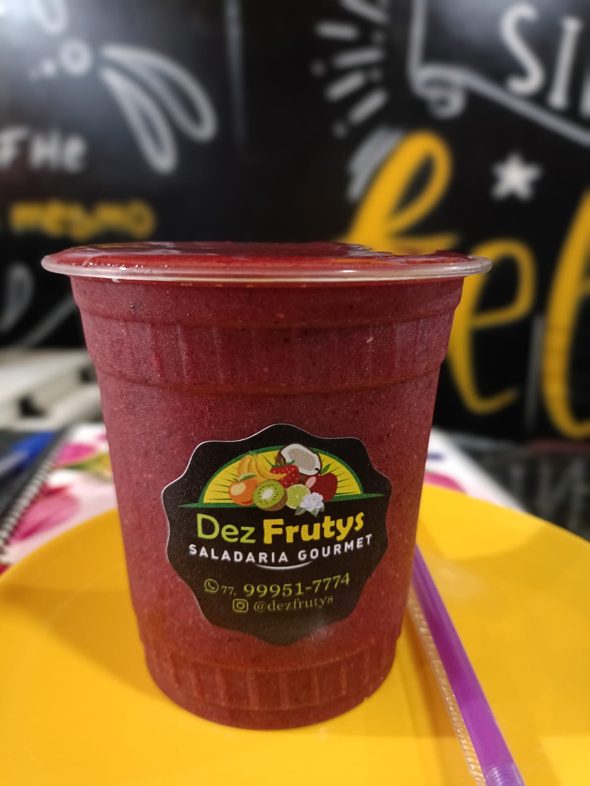 SMOOTHIE - FRUTAS VERMELHAS - 440ml