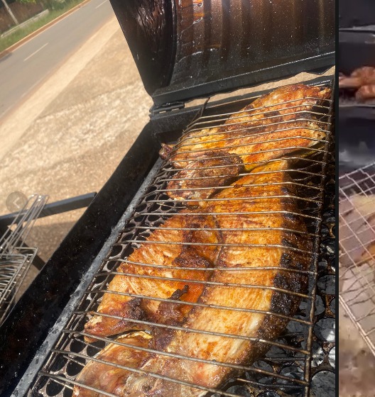 CARANHA ASSADA INTEIRA