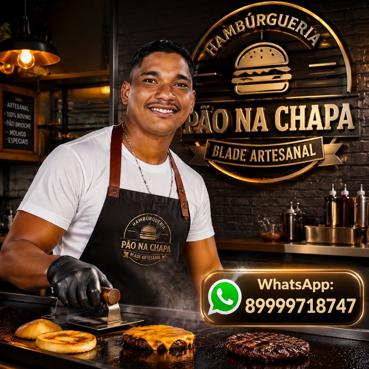 Hamburgueria Pão na Chapa