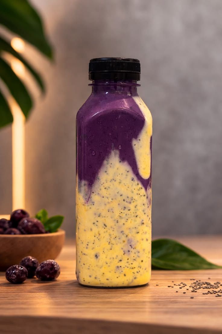 Acai zero batido com fruta - 500ml